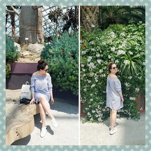 3/$30 - Striped Off-The-Shoulder‎ Bow Dress